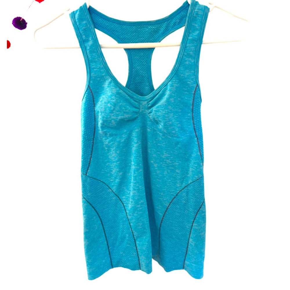 NWT Tefron Active Seamless Tank Top - Blue - Women’s Size M